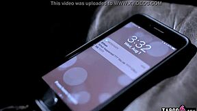 Babysitter Teen Fucks on Phone with Boyfriend