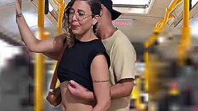 student gets blackmailed in public on the bus