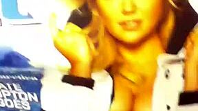 The small dick cums on Kate Upton in this intriguing scene.