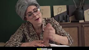 Horny Granny Billie Star Fucks Huge Cock Intensely