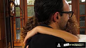 Out of the family - hot ebony stepbae cecilia lion devours stepdad in steamy interracial clash