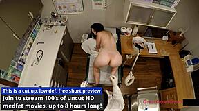 Lenna lux gets gyno exam caught on spy cam from doctor