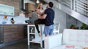 Stepsis Helps Bro with Very Sexy Cowgirl Riding and Slutty Fantasy Fuck