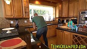 Amateur rides big black dick after fingering.