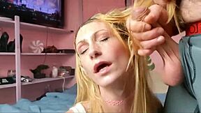 Deep throat face fucking slap spit compilation