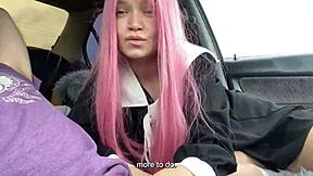 Horny student girl gets fucked by new physical education teacher.