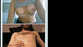 Cute girl helps stranger jerk off at webcamshub com!