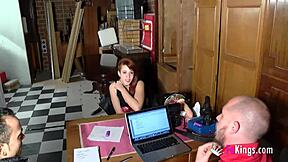 Horny Shy-Looking Redhead Teen 18+ Spends Teasing Us All Her Casting Long