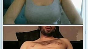 Cute girl helps stranger jerk off at webcamshub com!