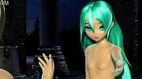 Hatsune Miku and Gumi in Cendrillon Project Diva Nude Mod