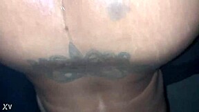 Chocolate Wet Pussy Bent Over in Doggystyle Fucking!