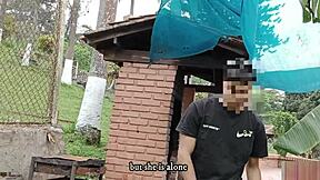 Horny Stepsiblings Fuck Hard Outdoors On Their Walk!