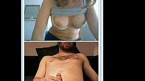 Cute girl helps stranger jerk off at webcamshub com!