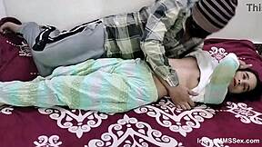 Horny indian stepmom sex at home with stepson?