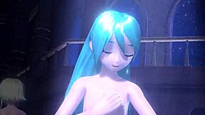 Hatsune Miku and Gumi in Cendrillon Project Diva Nude Mod