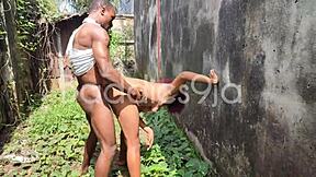 Amateur Property Surveyor Doggystyle Outdoor Fuck