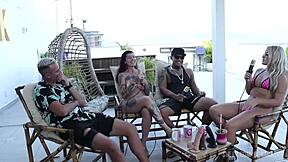 compilation of couple kobra on bora cast with bruna carlos and matheus caetano part one