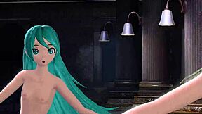 Hatsune Miku and Gumi in Cendrillon Project Diva Nude Mod