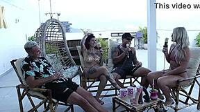 compilation of couple kobra on bora cast with bruna carlos and matheus caetano part one