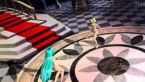 Hatsune Miku and Gumi in Cendrillon Project Diva Nude Mod