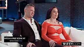 wifey vanessa arizona gets bbc while hubby watches