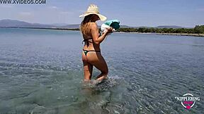 Nippleringlover hot pissing nude beach pierced pussy wide open huge pierced nipples