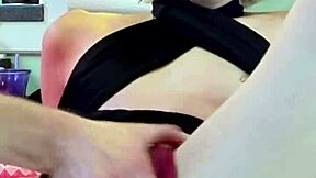 Horny wife fisted on the kitchen counter, dripping wet