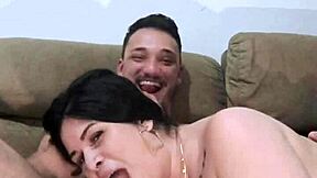 the horny pregnant slut in lingerie begged for someone to eat her juicy ass passionately