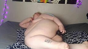 Giant dildo in my ass 😈