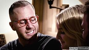 Teen Uncomfortable With Sex-Lusting Pervy Neighbors Domination