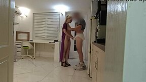 cute delivery guy returned with flowers and i flashed before blowjob