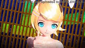 Kagamine rin alien project diva nude mod full nude bunny costume