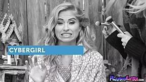 Maya rae, the all-natural canadian blonde teen, strips and relaxes outdoors in a sexy solo session