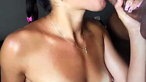 pov blowjob turns into a messy cumshot swallowed deep, leaving her craving more