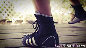 Teen Lesbian Explores Mature Babe's Pussy with Fingering and Oral in Group Session