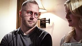 Teen Uncomfortable With Sex-Lusting Pervy Neighbors Domination