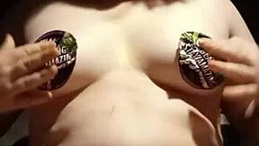 titty play with tiny 18+