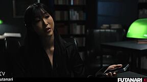 Asian Futa Ladyboy Fucks Redhead Girl With Pussy Creampie Cleanup And Shemale Cumshots