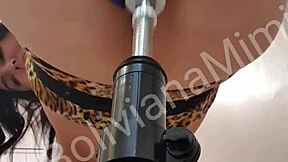 Latina Babe Uses Sex Machine for Intense Pussy Masturbation and Anal Fucking