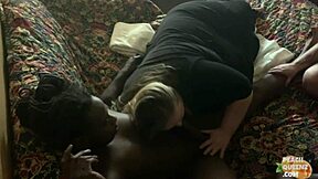 Peach Queenz BBW Threesome with Black Jesus Orgasm Squirting