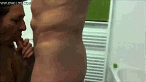 Amateurs engage in wild blowjob and couple sex madness in the bathroom