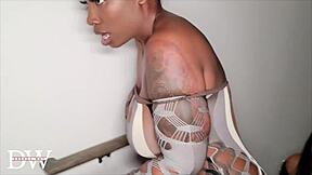 spy double cross ebony threesome porsha carrera!