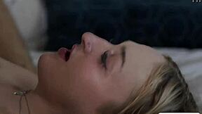 lucky dude bareback fucks horny blonde shemales ass