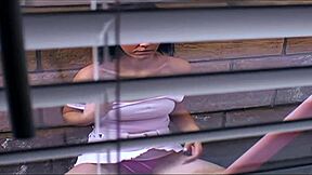 Britney Kane craves garden anal fucking