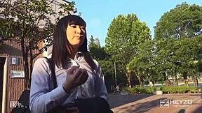 stress relief with new employee sucking hard