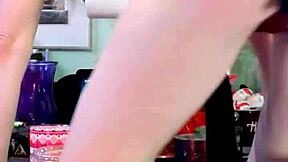 Horny wife fisted on the kitchen counter, dripping wet