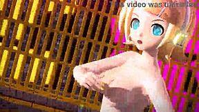 Kagamine rin alien project diva nude mod full nude bunny costume