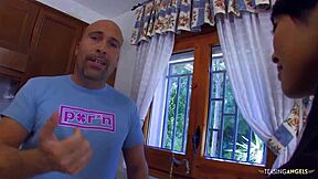 Young asian vixen loves cum on her face deeply