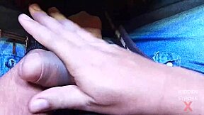 Does the teacher have a hard cock in the classroom for a cumshot?