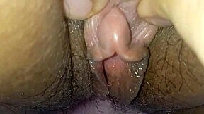 Big Wet Pussy Teasing Clit Close-Up!